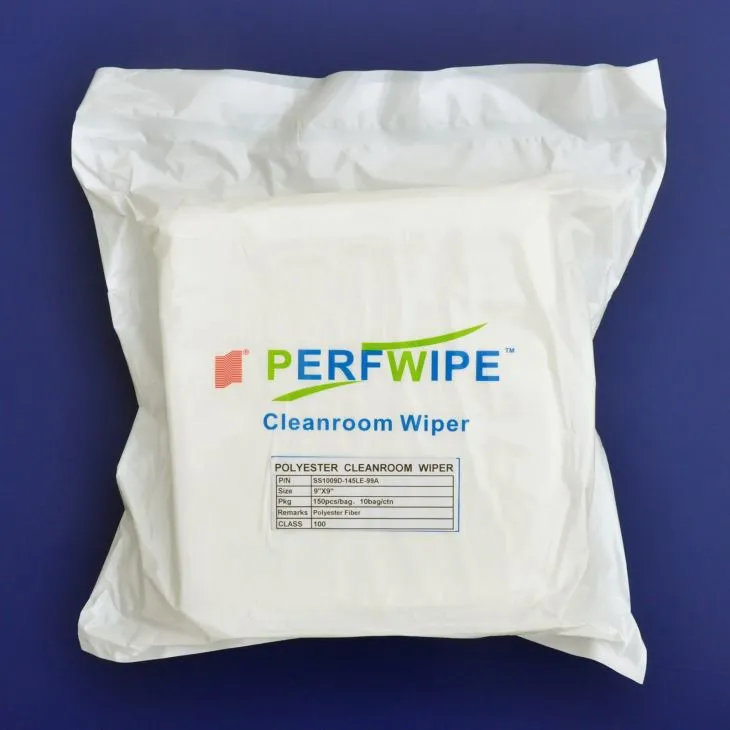 Lingettes de pureté 100 % polyester, lingettes en polyester épais.