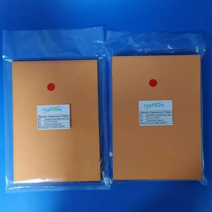 Papier Stérile Orange pour Salle Blanche